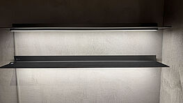 Rimadesio Abacus wall shelf|2 pieces|LED lighting|Design Sale|Grünbeck Furnishings Vienna