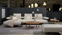 The versatile and comfortable Kaia single or modular sofa by Rolf Benz is available from Grünbeck Einrichtungen Vienna