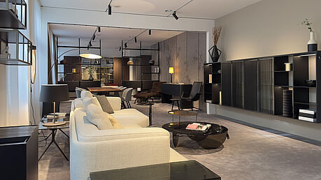 Poliform shop Vienna by Gruenbeck interiors, designers & craftsmen | kitchens, living room furnishings, walk-in closets and wardrobes