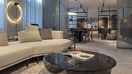 Grünbeck Einrichtungen Wien | Poliform, Papadatos, Rimadesio | 800m² Showrooms auf 4 Etagen | Innenarchitektur & Tischlermöbel