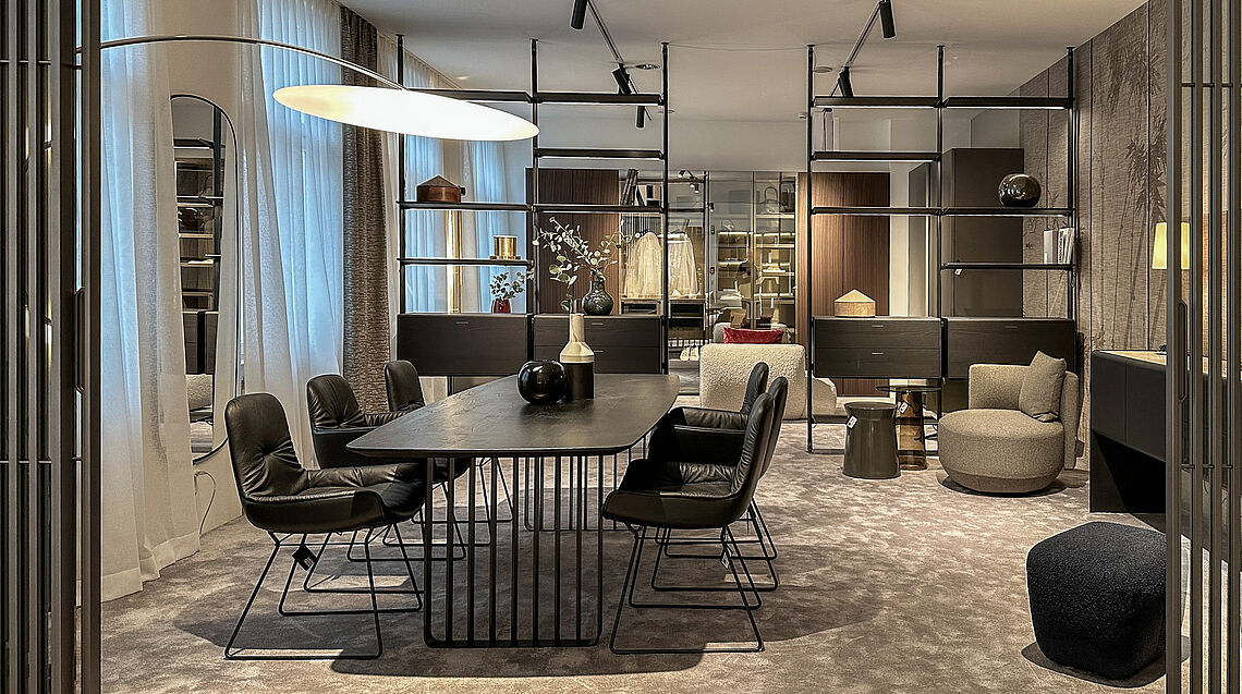 Poliform shop 1050 Vienna 2 | by Grünbeck interiors | Freifrau chairs Rodam table