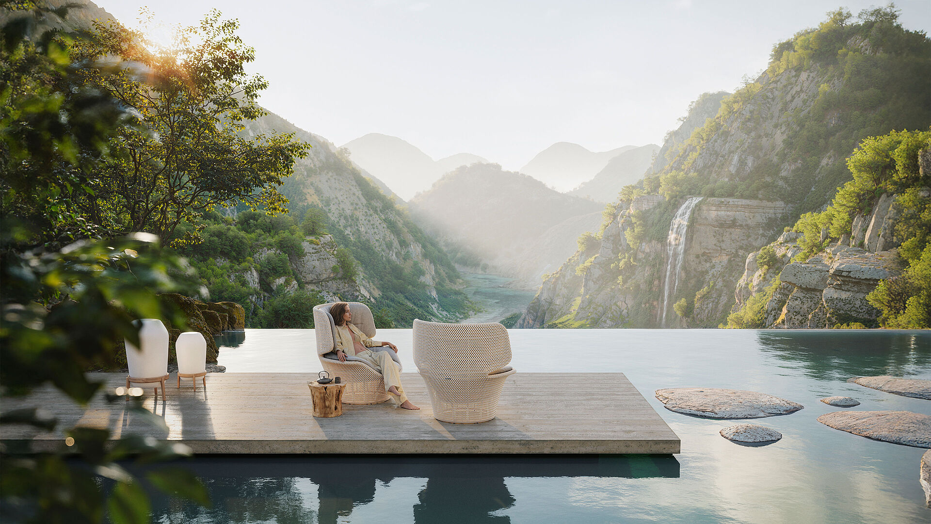 Dedon Seashell GRAND and Seashell NUO - Gruenbeck interior design