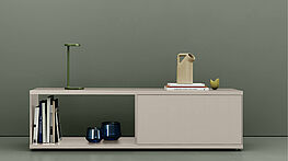 Piure Flow room divider chest of drawers by Grünbeck Interiors