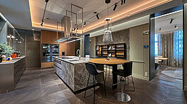 Poliform Alea Pro by Grünbeck Einrichtungen Wien | Mit Gaggenau Expressive Küchengeräten