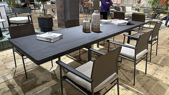 Talenti Outdoor Living Icon Allure diningtable with 6 chairs| Gruenbeck Vienna offer exhibition group