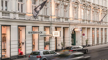 Gruenbeck Interior Design Vienna - Flagshipstores, Brand Studios & Interior Architects on 7 levels. Grünbeck Einrichtungen 1050 Wien Margareten - Das Haus für die komplette Einrichtung von der Küche bis zu den Gartenmöbeln. Das Grünbeck Team bietet Innenarchitektur, Tischleranfertigungen & Gesamtkoordination aus einer Hand.