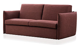 Matisse CL – affordable fabric or leather sofa beds in various widths from 70 to 160 cm, from the internationally successful company Papadatos, are available from Grünbeck Einrichtungen in Vienna