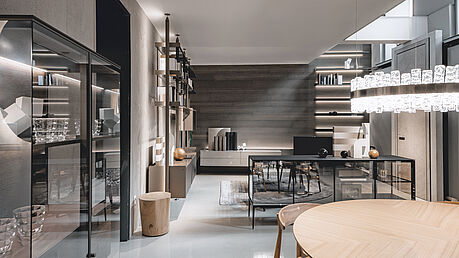 Rimadesio Shop Vienna by Gruenbeck | Brand space on 2 floors since 2008 | Interior design and complete furnishings with in-house carpentry | Top design brands on a total of 4 floors