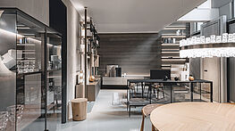 Rimadesio Shop Vienna by Gruenbeck | Brand space on 2 floors since 2008 | Interior design and complete furnishings with in-house carpentry | Top design brands on a total of 4 floors