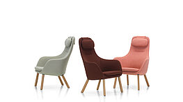 Der HAL Lounge Chair von Vitra ist bei Grünbeck Einrichtungen 1050 Wien erhältlich.