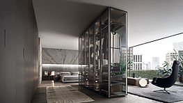 rimadesio cover freestanding wardrobe kleiderschrank aus glas design modern architektonischt transparent gruenbeck wien luxus marke 