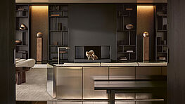 Wall System by Poliform is a successful furniture range offering exceptional versatility – planning, execution and installation by Grünbeck Einrichtungen Wien.