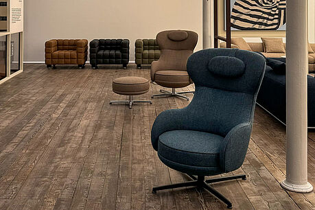 Wittmann Tuya Relax Chair | Neu von der Möbelmesse Mailand 2025 | (c) Grünbeck Interiors Wien
