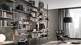 rimadesio zenit bibliothek regal wandverbau modern design wien gruenbeck vienna 