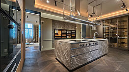 Gaggenau Expressive Küchengeräte | Poliform Alea Pro by Grünbeck Einrichtungen Wien