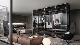 rimadesio cover freestanding wardrobe kleiderschrank aus glas design modern architektonischt transparent gruenbeck wien luxus marke 