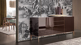 rimadesio self up kommode drawer anrichte glas design modern gruenbeck wien vienna flagshipstore schauraum haendler