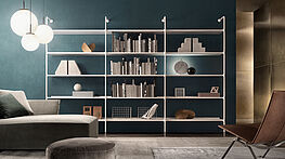 rimadesio-zenitregal-weiss-gruenbeck-wien-wandregal-minimalistisch-modern-aluminium-glas-vienna-interior-design-innenarchitektur-flagshipstore