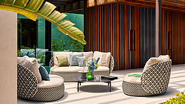 Dedon präsentiert mit MDEAR von Sebastian Herkner eine neue Art des modularen Loungemöbels. 5 Module, die sowohl alleine als auch zu einer bequemen Sitzlandschaft verbunden werden können - sind erhältlich bei Grünbeck Einrichtungen Wien