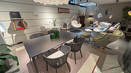 Dedon outdoor shop news at Grünbeck interiors Vienna | Showroom 2026.02