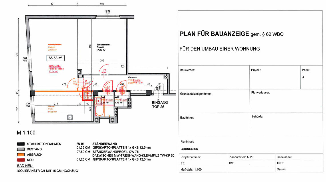 Grünbeck Innenarchitektur realisiert Projekte, wie diesen Appartementumbau samt neuer Küche von der Idee zur Umsetzung: Planung, Gesamtkonzept, Umsetzung , Montage