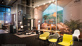 Messestand Grünbeck diePresse Schau | Vitra & Walter Knoll | Museum für angewandte Kunst | Modul Systems Alu Profil Q 914