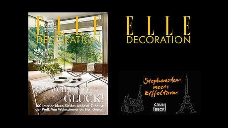 Beim Grünbeck Event erhalten Sie eine neue Elle Decoration zum schmöckern.