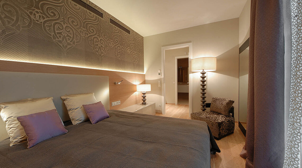 Planning and implementation of bedrooms by Grünbeck Einrichtungen Vienna