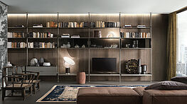 rimadesio zenit bibliothek regal wandverbau modern design wien gruenbeck vienna phonomoebel
