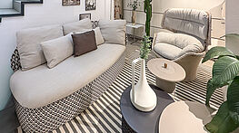 Dedon outdoor shop news at Grünbeck interiors Vienna | Showroom 2026.01