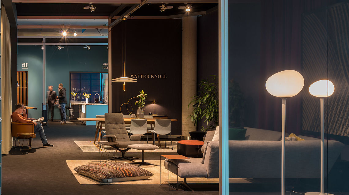 Neu bei Grünbeck auf der Messe Wohnen & Interieur 2018 in Wien - Badawi Pillow und neue Teppiche von Walter Knoll