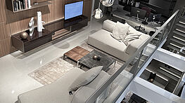 flexform-event-gruenbeck-perry-sofa-antonio-citterio-rimadesio-showroom-vienna